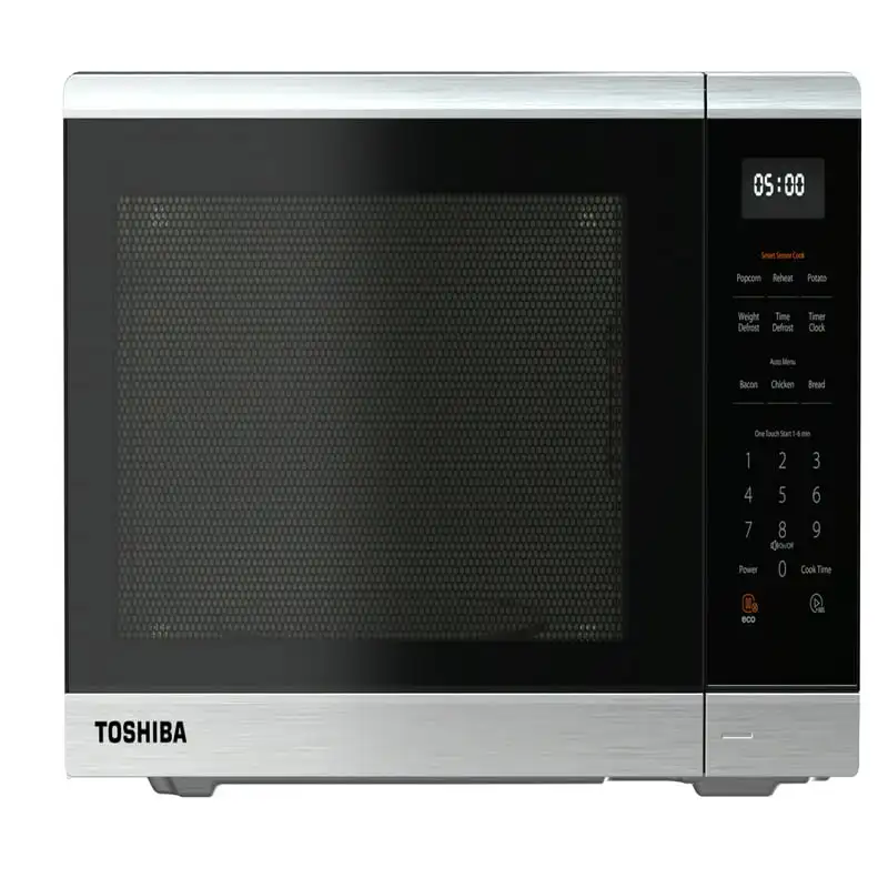 

Cu. ft. Family-Size 1100-Watt Stainless Steel Microwave Oven with Sensor
