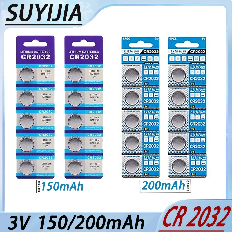 CR2032 CR 2032 кнопочная батарея литиевая 3 В подходит для часов игрушечного