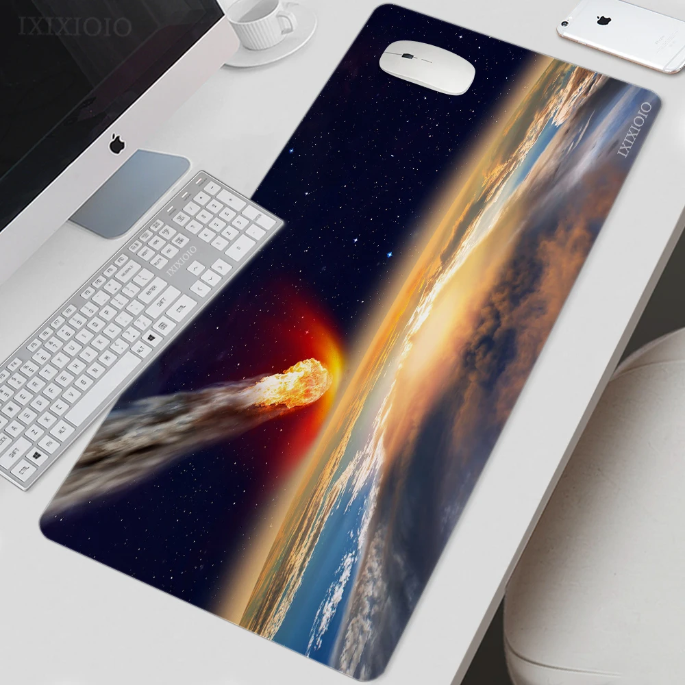 

Starry Sky Space Mouse Pad Gamer XL New HD Custom Home Mousepad XXL Playmat MousePads Natural Rubber Carpet Soft PC Mice Pad