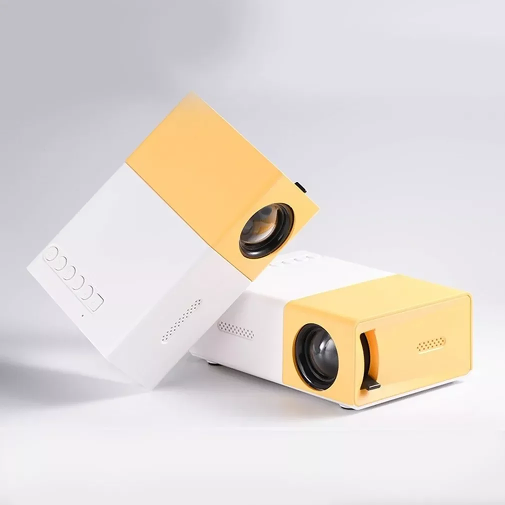 

2023NEW YG300 Pro Projector 480x272 Pixel Mini LED Projector Supports 1080P USB Audio Multi Interface Multimedia Video Player