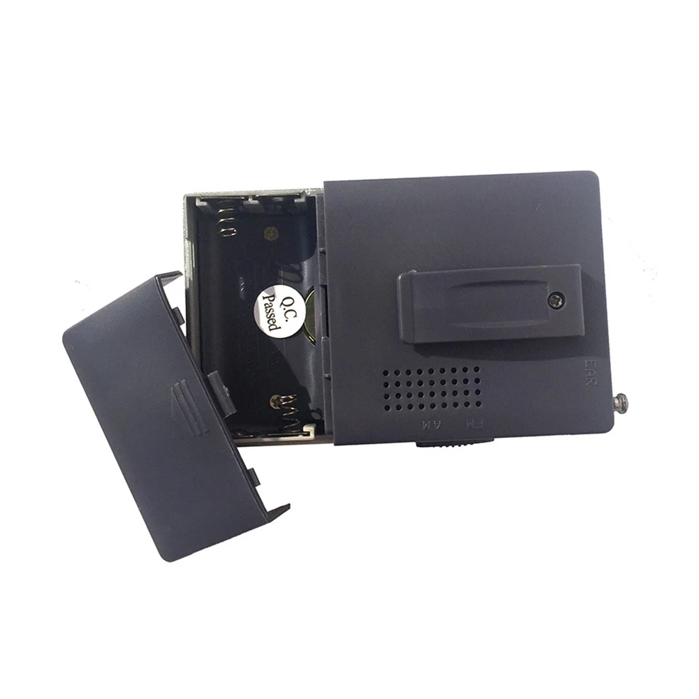 Метеостанция наушники будильник BC-R60 портативное AM FM-радио батарейки AA с громким