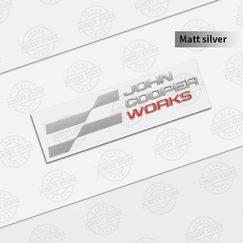 

Авто Металл John Cooper Works Logo 3D Значок с надписью Наклейки на багажник для MINI Cooper S JCW R56 R57 R58 R59 R60 R61 F56 F57