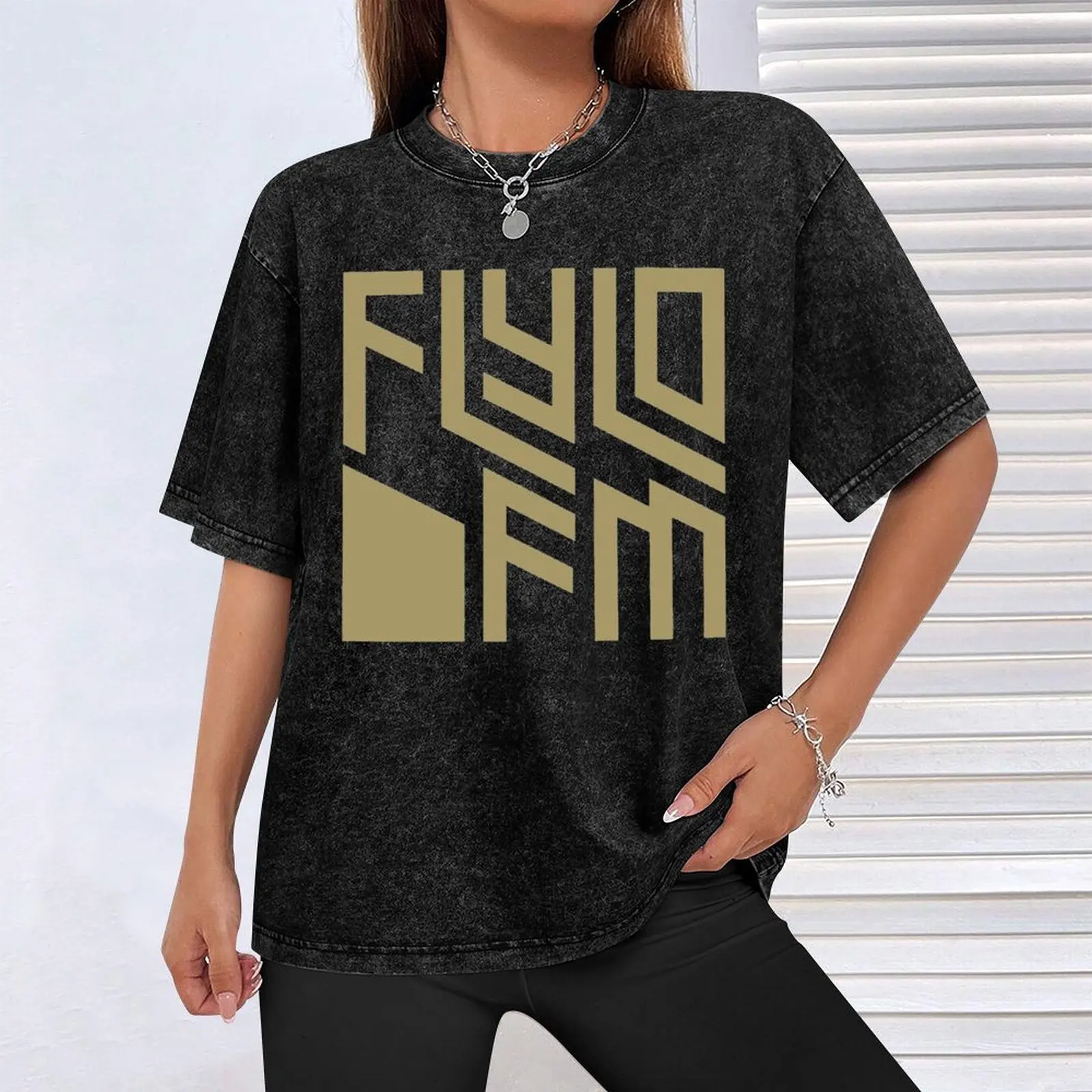 Flylo FM GTA V Online футболка аниме вещи таможенный дизайн ваша собственная корейская