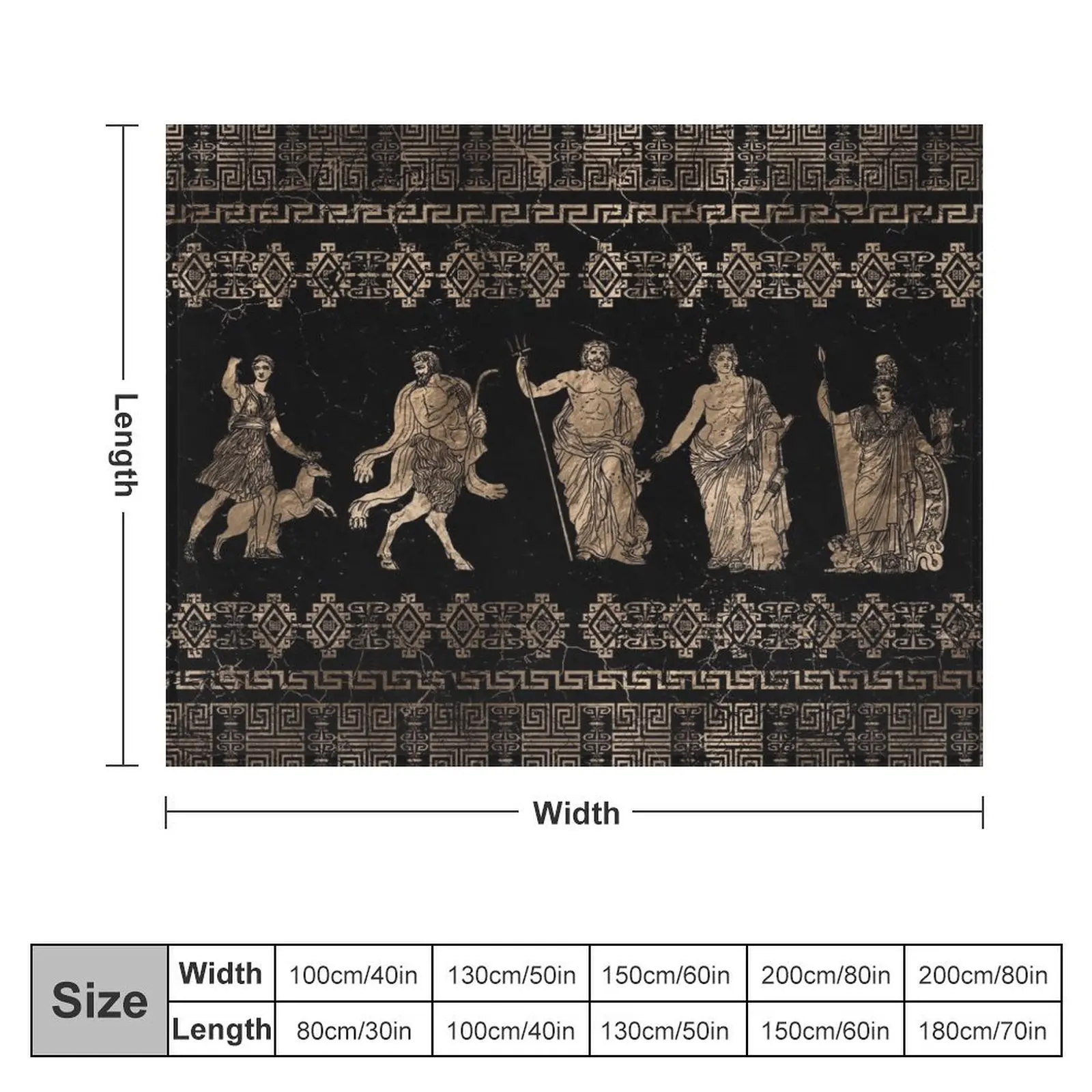 Греческие хилпы и меандеры украшение для ключа плед одеяло среду лето роскошные