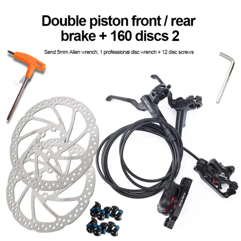 

LEBYCLE 2022 MT420 Brake Mountain Bikes Hidraulic Disc Brake BR BL 780/1780mm Disc Brake Left & Right Set Upgraded Bicycle Parts