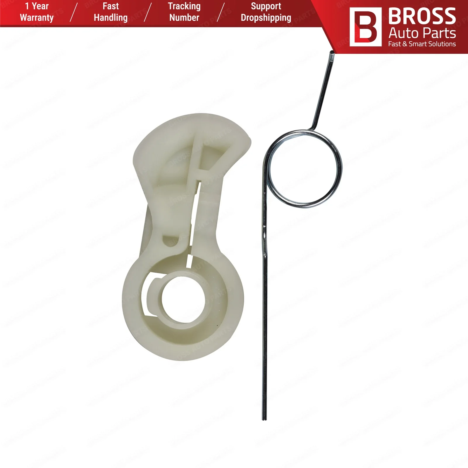 Bross автозапчасти BWR1109 электрический регулятор окна Угловой пластиковый набор для