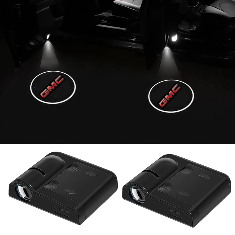 

Car Door Led Welcome Light Auto Laser Wireless Projector Lamp Night Logo Styling Accessoies Ghost Shadow Courtesy Emblem for GMC