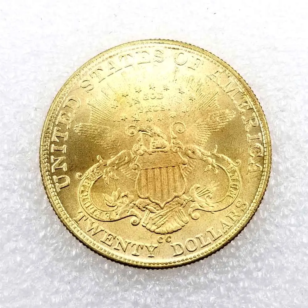 Роскошная 1893 США Свобода двадцать долларов забавная парная художественная