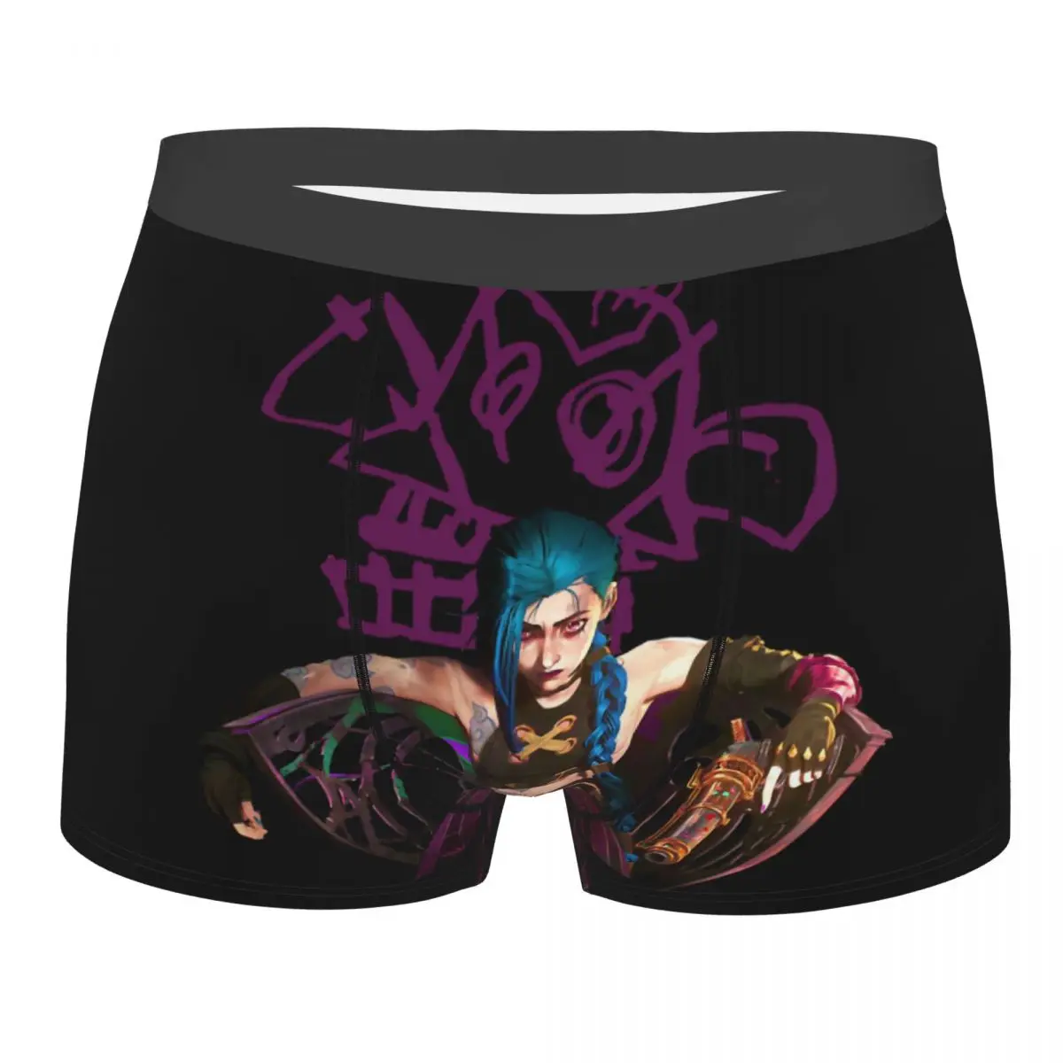 

Copy Of Because You're A Jinx League of Legends Arance Underpants Homme Panties Men's Underwear Ventilate Shorts Boxer Briefs