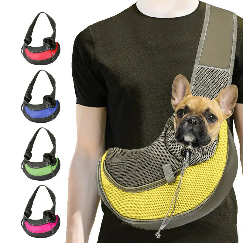 

Pet Puppy Dog Carrier Backpack Travel Tote Shoulder Bag Mesh Sling Carry Pack Comfort Travel Tote Shoulder Bag Sling Backpack