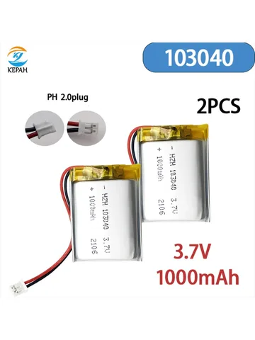 KEPAH Литий-полимерный аккумулятор 103040 3,7 В 1200 мАч