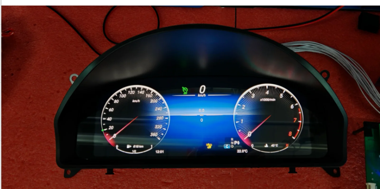 Цифровой кластер для Mercedes Benz GLK 2008-2012 измеритель скорости виртуальной кабины