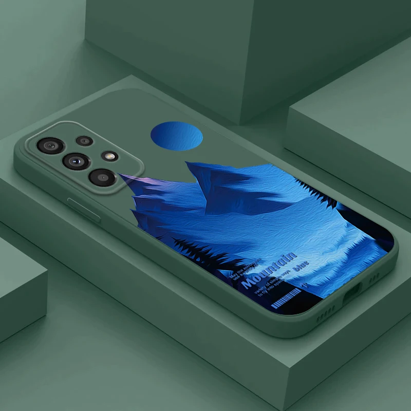 Телефонный чехол для Huawei Mate 20 10 30 40 50 honor 9 9A 9X PRO Lite V10 V20 V30 Чехол горный синий