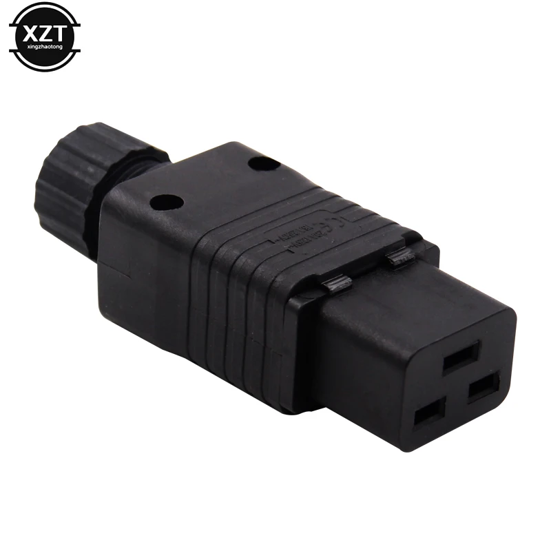 

High Quality 1pcs IEC320 C19 Connector Computer AC Power Plug 15A 250V assembles Power Plug Adpater