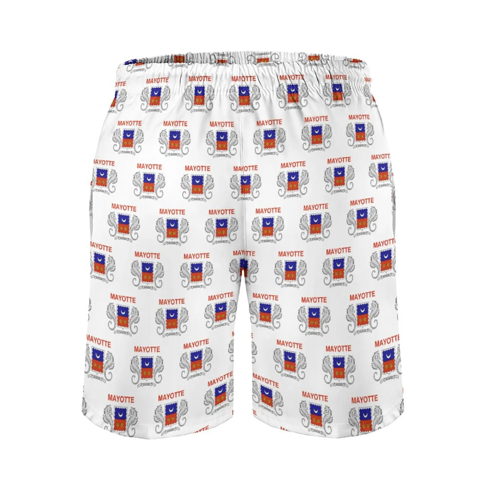 Рисунок 3 - Мужские пляжные шорты с аниме флагом Майотта (местное)