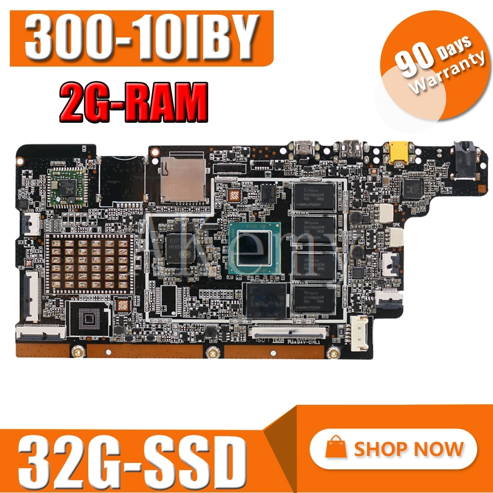 

5B20J67252 для материнской платы Lenovo MIIX 300-10IBY, системная плата 100% полностью протестированная ЦПУ Z3735F, 2 Гб ОЗУ, 32 ГБ SSD