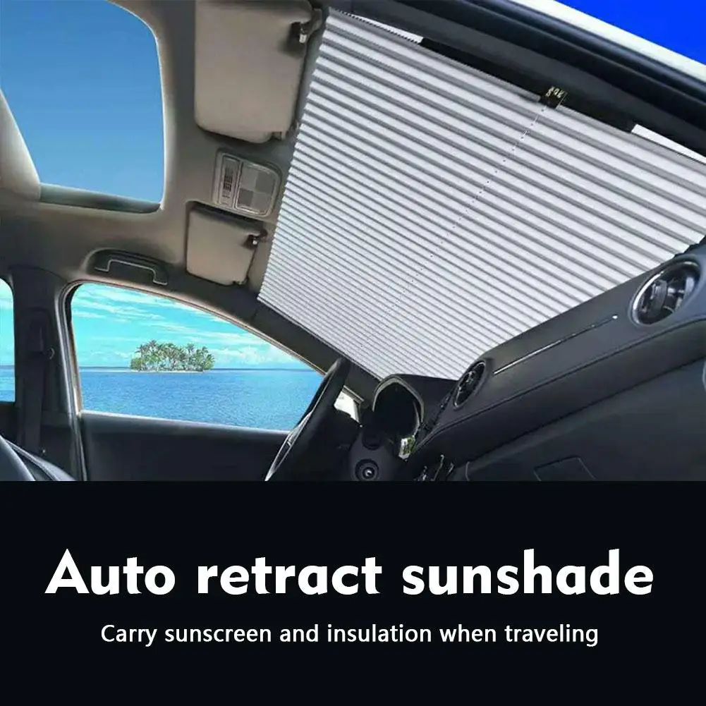 

Солнцезащитная занавеска на лобовое стекло автомобиля, защита от солнца, 46 см, солнцезащитный козырек, чехол с УФ-изоляцией Sun A7I7