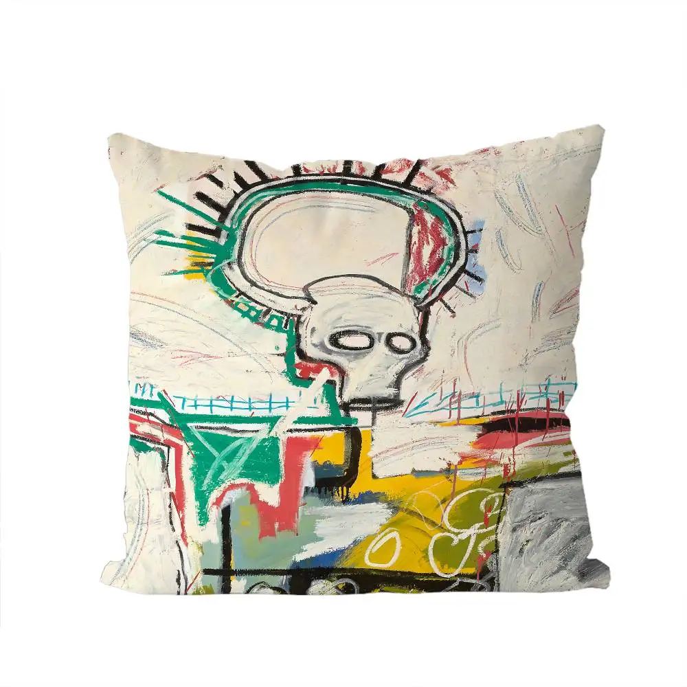 

Наволочка Жан-Мишель Баския двусторонняя 45x45