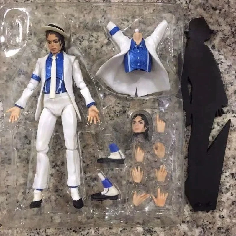 Фигурка Майкла Джексона Shf, мягкая модель, игрушки из ПВХ, коллекционная подвижная фигурка аниме-персонажа Джексона, декоративные украшения. (art.: 3920dc9f05ec8) - 3920dc9f05ec8