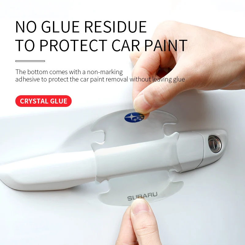 Наклейки на дверную ручку автомобиля наклейки с защитой от царапин для Subaru Forester