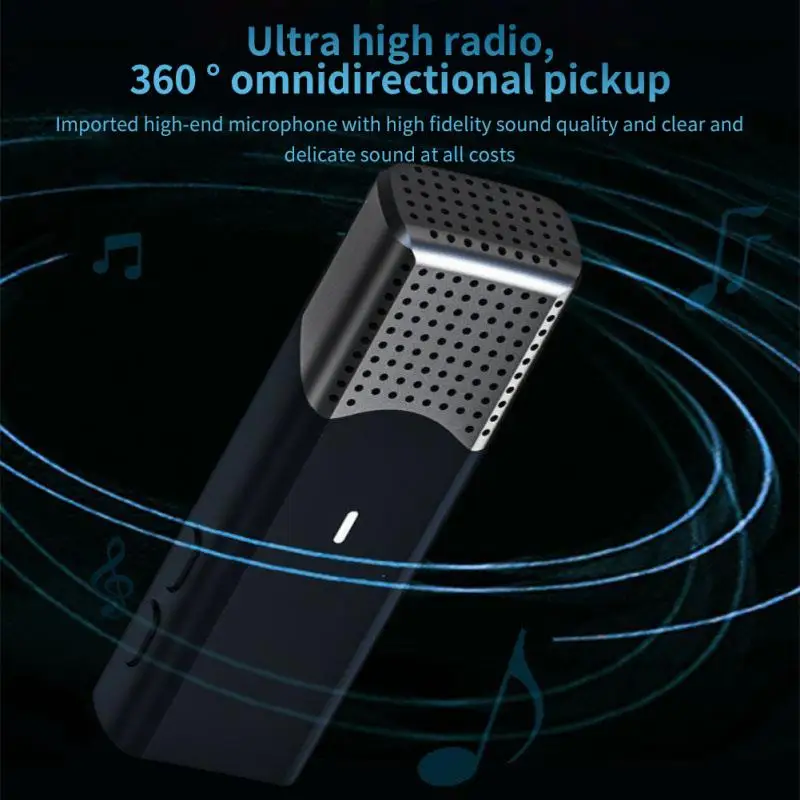 Беспроводной петличный микрофон портативный мини-микрофон с шумоподавлением