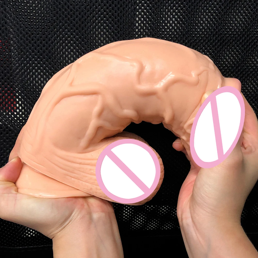 26*7CM Oversized Realistic Dildos Huge Soft Penis with Suction Cup Thick Phallus Erotic Dick Sex Toys for Women Masturbation | Красота и
