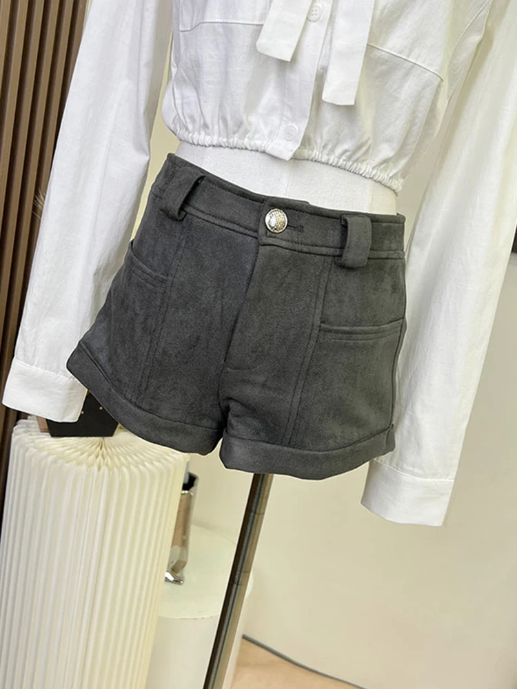 

Шорты с завышенной талией, в стиле Kpop Gyaru