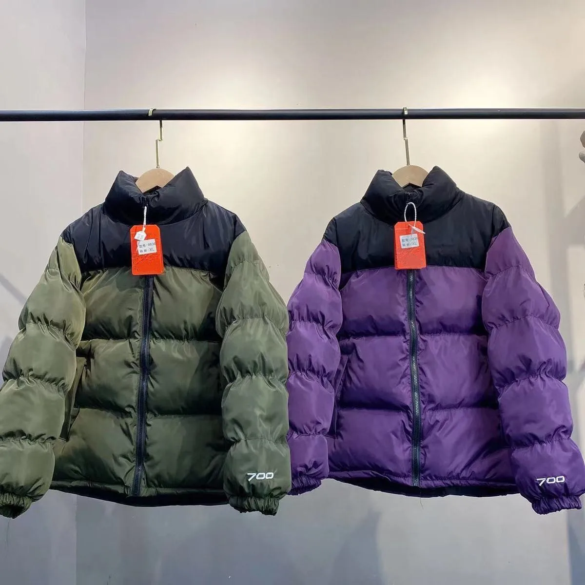 

Down Jacket Autumn and Winter Men's and Women's New White Duck Down Warm and Thickened Bread Jacket Fluffy Cotton Jacket