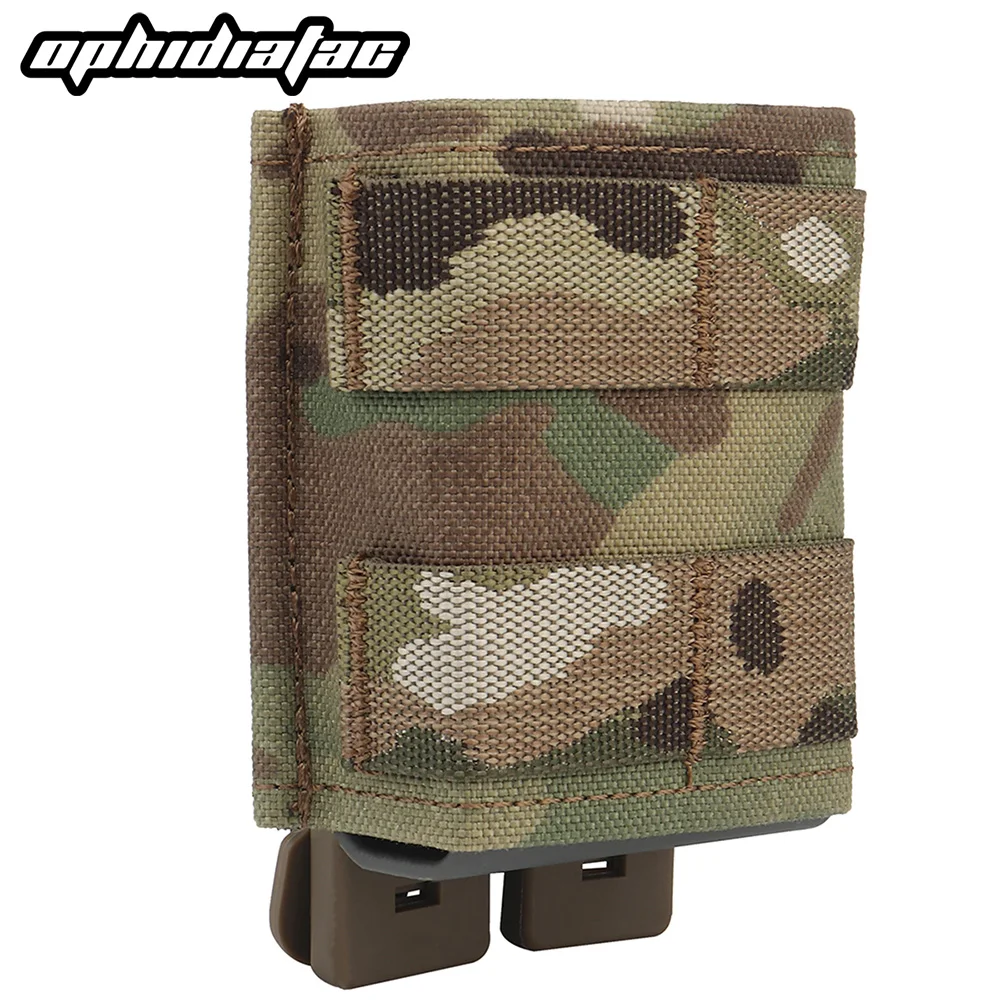 Фото OPHIDIAN 5.56 Одинарный подсумок FAST для магазина, короткий подсумок-кобура, держатель для магазина, система Molle, аксессуары для страйкбола и охоты, новая поясная сумка №1