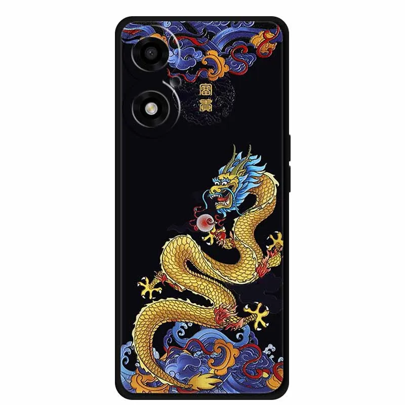 Чехол с 3D тиснением для OPPO A2M 5G чехол рельефными цветами силиконовая мягкая