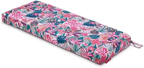 

by Water-Resistant Bench Cushion, 54 x 18 x 3 Inch, Rain Forest Toile Gray/Gold, Furniture Cushions Custom pillow cover Floor