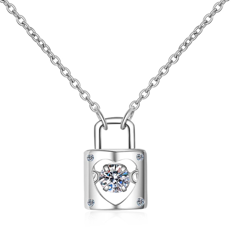 

Aisne Real VVS 0.3 Carat Moissanite Pendant Necklace For Women Top Quality 925 Sterling Silver Wedding Party Bridal Fine Jewelry