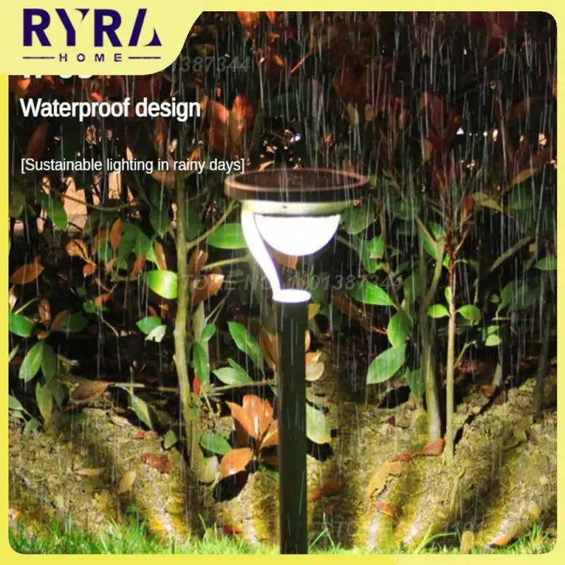 

Напольная Лампа, теплый свет, защита от ветра и дождя, уличная лампа, солнечные фонари и фонари, Ландшафтная уличная лампа