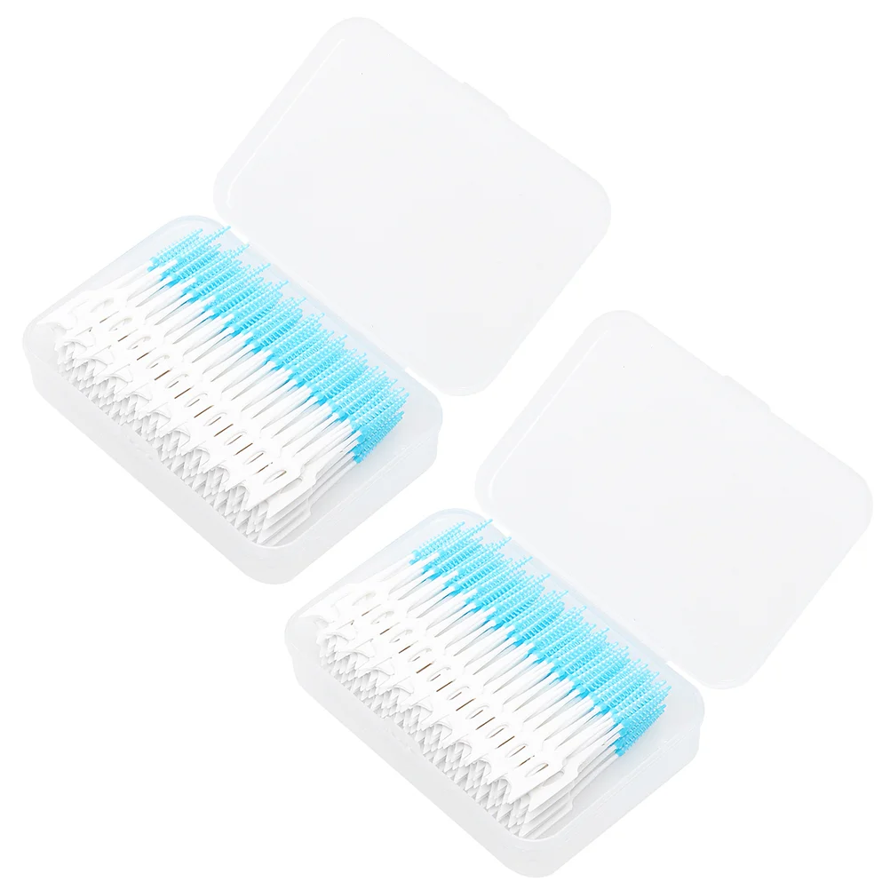 

Brush Interdental Picks Floss Teeth Toothpick Tooth Gum Braces Cleaner Brushes Cleaning Soft Toothpicks Flossers Ended Double