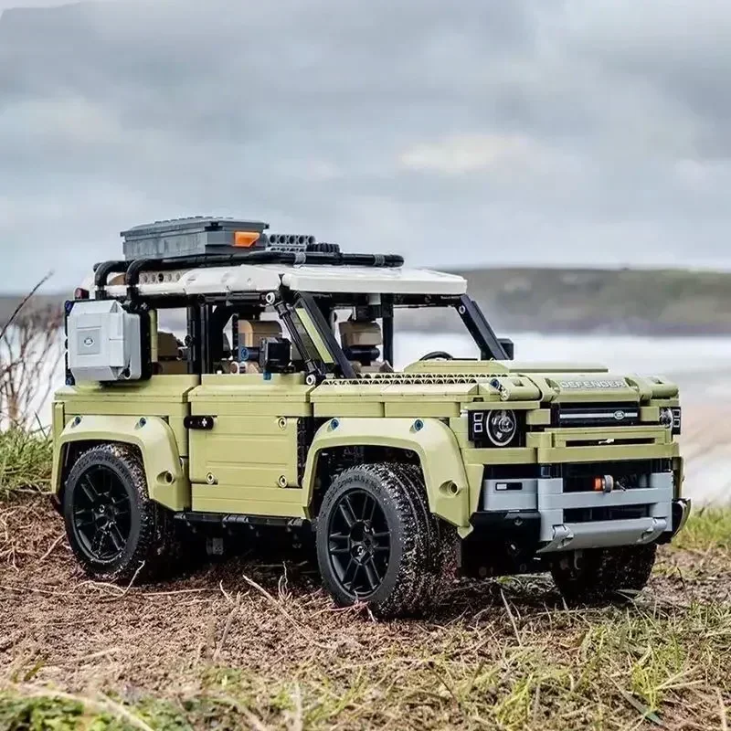 2573 шт. известные автомобильные блоки Land Supercar Riover Off-Road Defender модель автомобиля 42110