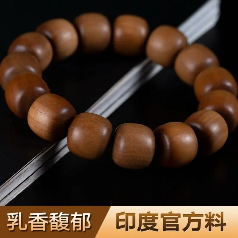 Pure Sandal Beads Bracelet Super Ebony Customized Rosary Bracelet Crafts for Men and Women