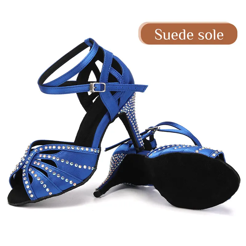 Hipposeus Dance-Shoes Women Girls Latin Salsa Tango Ballroom Dancing Shoes Ladies Soft Bottom Modern Dance Shoes Professional