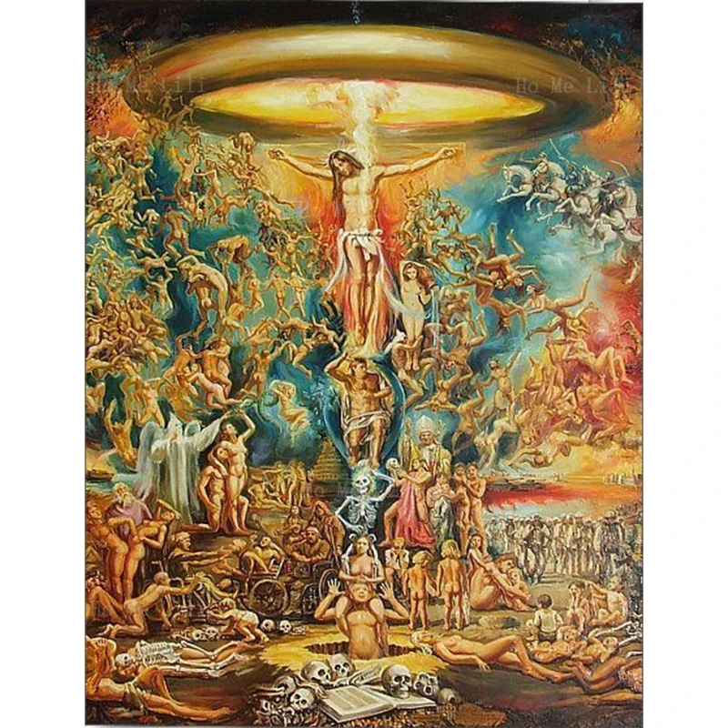 

Иисус Христос распятие Апокалипсис Согласно католической Библии холст настенное искусство от Ho Me Lili для декора гостиной