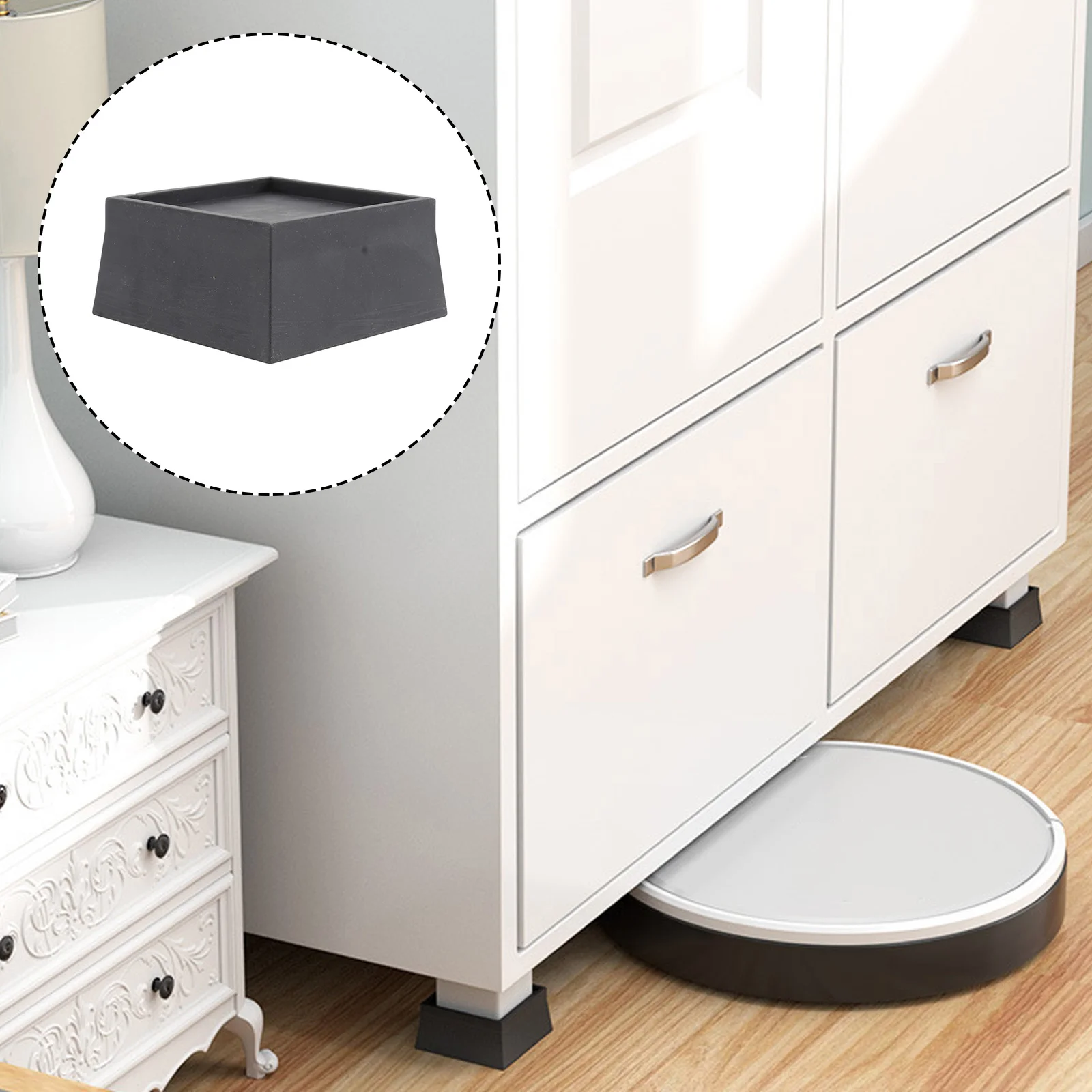 

1Pc Bed Foot Pad Tea Table Pad Furniture Accessory Cushion Block for Home Table Sofa