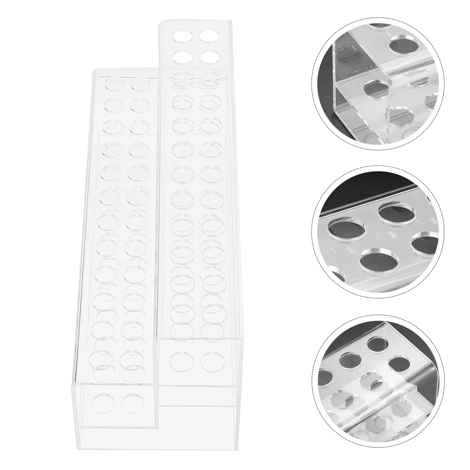 

Stationery Rack Multi-slot Acrylic Makeup Brush Storage Transparent Organizer