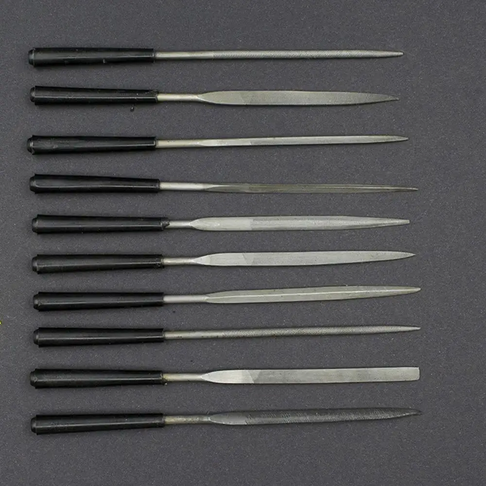 

10pcs Mini Needle File Set Oodworking Polished Hand Tools For Metal Glass Stone Jewelry Wood Carving Craft Tool