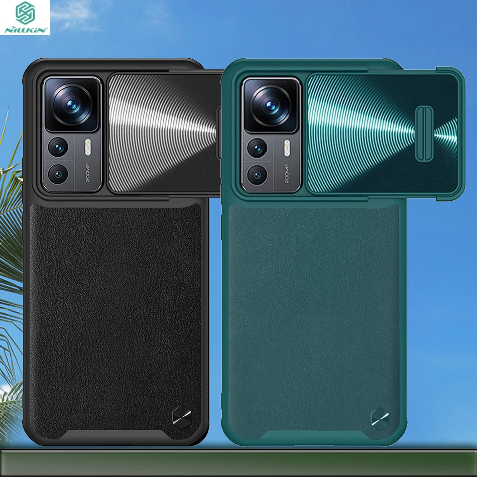 

Чехол для Xiaomi mi 12t pro защитный чехол для объектива камеры NILLKIN роскошный изящный кожаный чехол для камеры