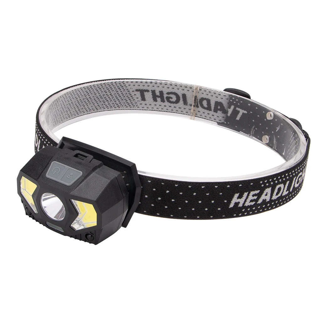 

Headlamp ABS 7-gear Rotatable Focusing XPE COB Torch Headlight Bright Light Supply for Camping Hiking Hunting Fishing