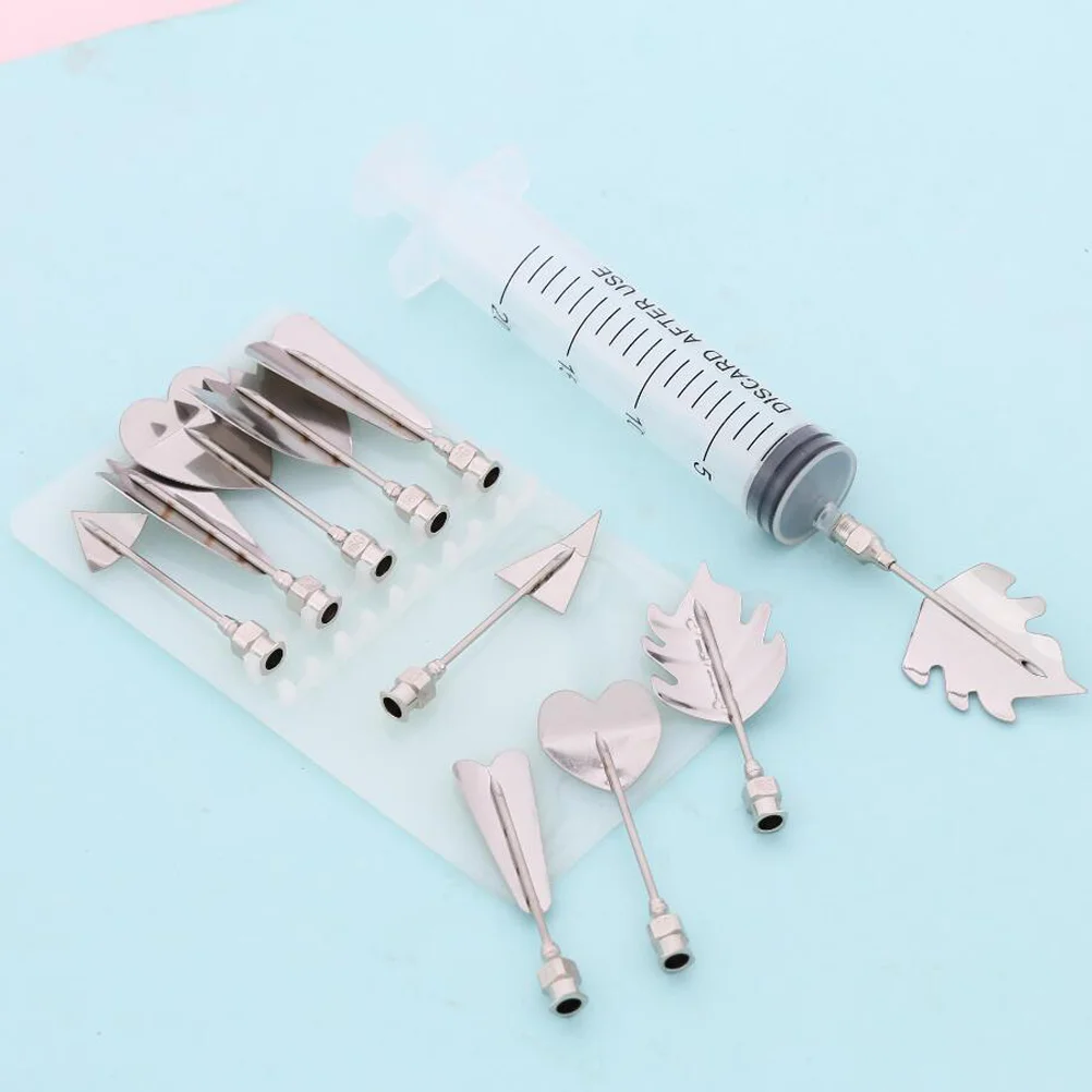 

Bar Kitchen Restaurant for 3D Gelatin Jelly Tools Cake Decoration Tools Pudding Pastry Nozzles