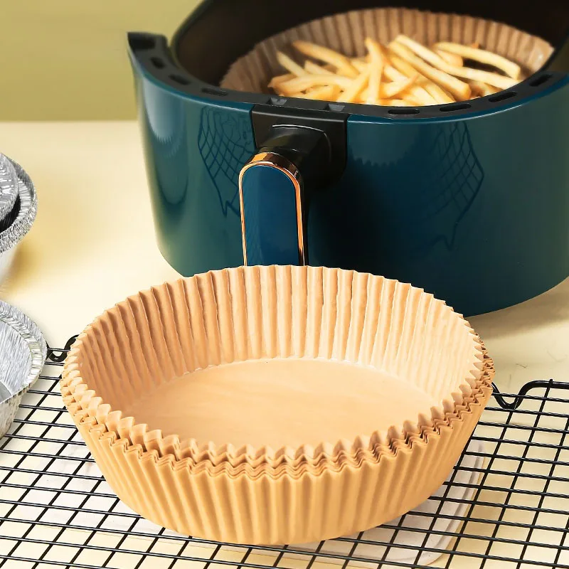 

Special Paper For Air Fryer Baking Oil-Proof And Oil-Absorbing Paper For Household Barbecue Plate Food Oven Kitchen Pan Pad