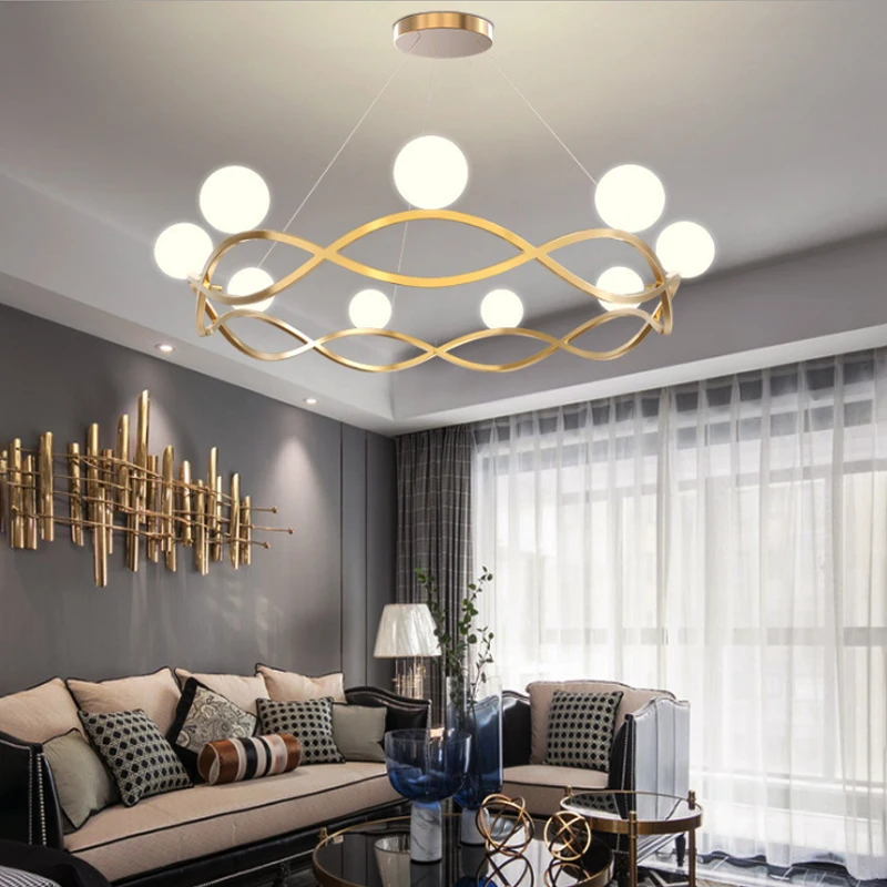 

Pendant Lamp Led Art Chamdelier Ceiling Light Modern Simple Crown Design Children's Room Bedroom Home Living Decoration Hanging
