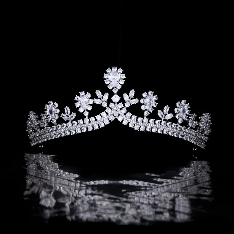 

Hair Accessories High-End Luxury Bridal Wedding Zircon Crown Super Shiny Wedding Headdress Party Dress Wedding Accessories