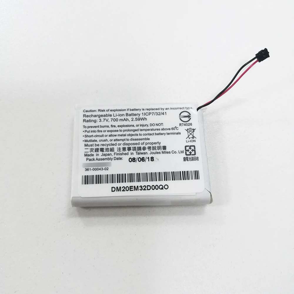 

Rechargeable Li-ion Battery For GARMIN Approach G30 361-00043-02 Li-ion Battery 3.7V 700mAh Part Replacement