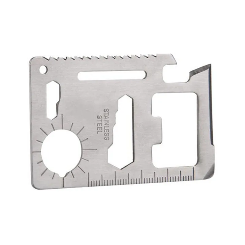 

Pocket Tool Credit Card 11 In 1 Portable Outdoor Camping Survival Multi-Tool Tourism Equipment