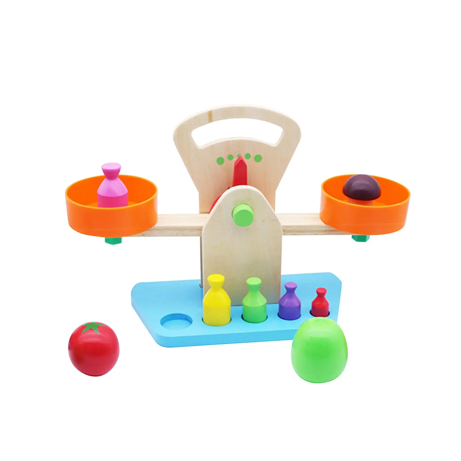 

Balance Math Counting Toys Balance Scale Wooden Balance Scale Lever Preschool Children Toys DIY Balance Scale Assemble for Kids